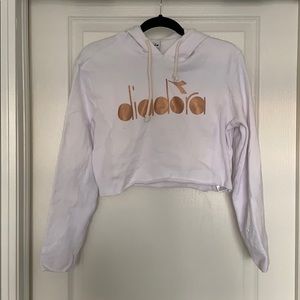 Diadora Crop Cut Off Hoodie